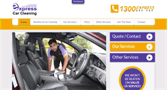 Desktop Screenshot of expresscarcleaning.com.au